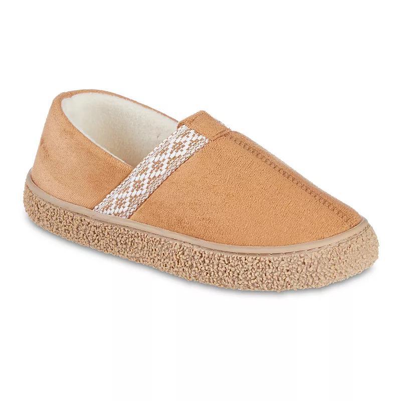 isotoner Sienna Microsuede Womens Closed-Back Slippers Product Image