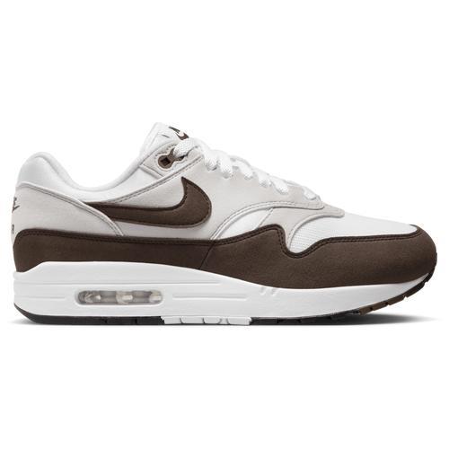 Nike Womens Nike Air Max 1 - Womens Shoes Grey/Brown Product Image