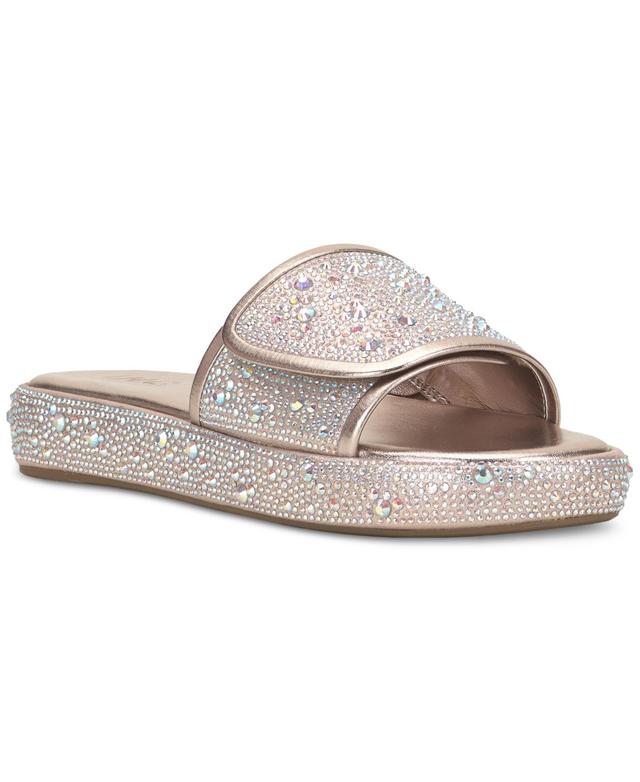 I.n.c. International Concepts Womens Rayley Slip-On Embellished Pool Slide Sandals, Created for Macys Product Image