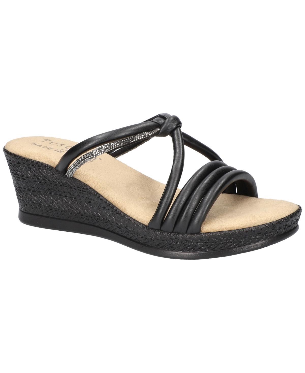 Easy Street Elvera Tuscany Womens Wedge Sandals Product Image