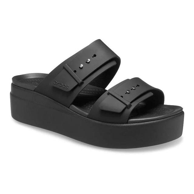 Crocs Womens Brooklyn Low Wedge Sandals from Finish Line Product Image