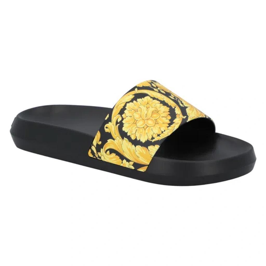 VERSACE Rubber Slide In Gold Product Image