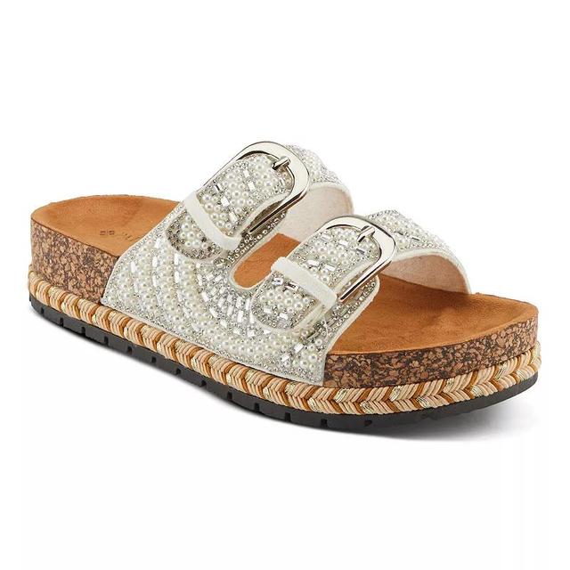 Patrizia Pearline Womens Beaded Slide Sandals Product Image