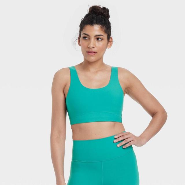 Womens Everyday Soft Medium Support Longline Sports Bra - All In Motion M Product Image