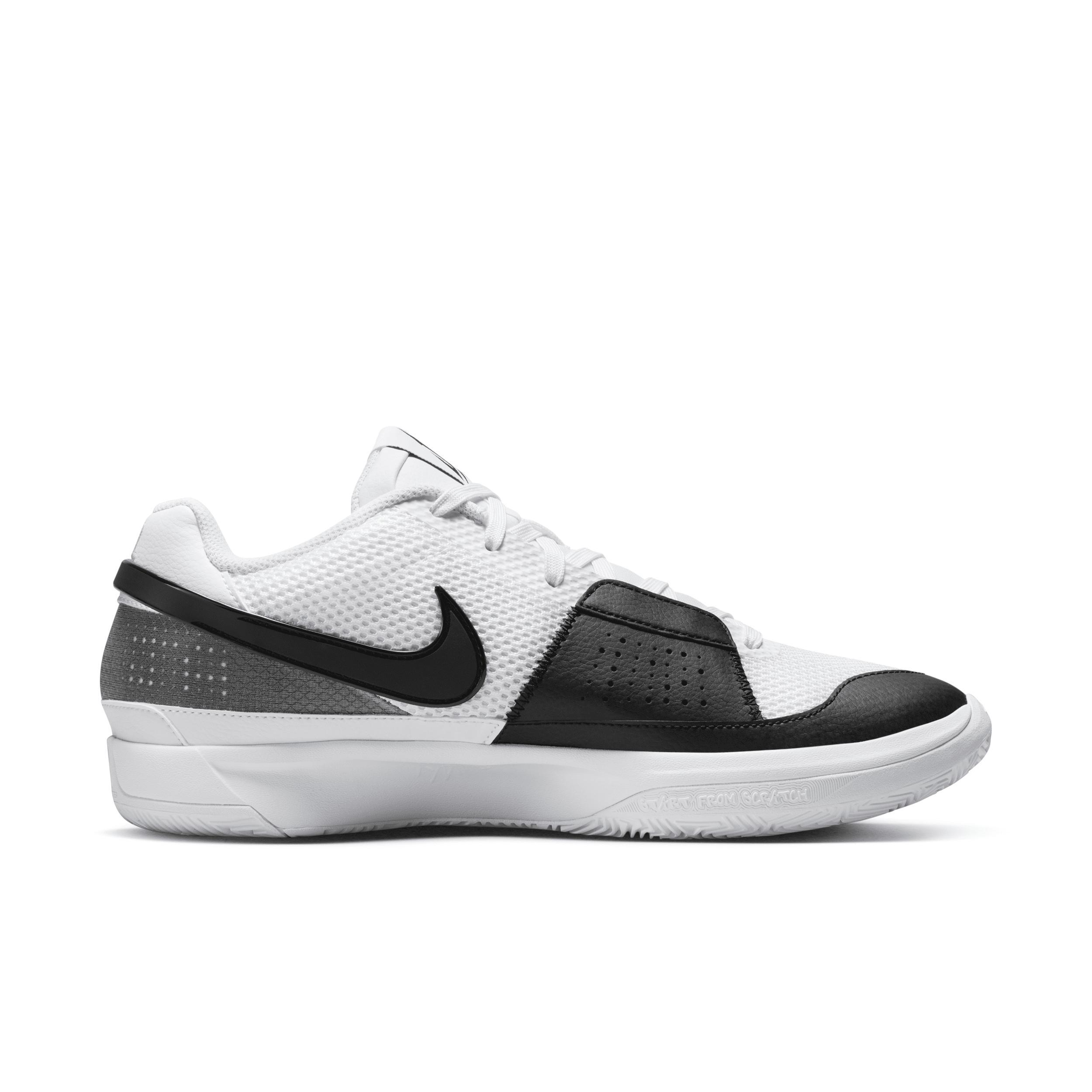 Nike Mens Ja Morant Nike JA 1 - Mens Basketball Shoes White/White/Black Product Image