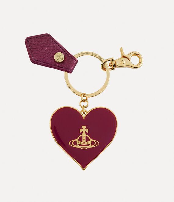 Mirror Heart Orb Keyring Product Image