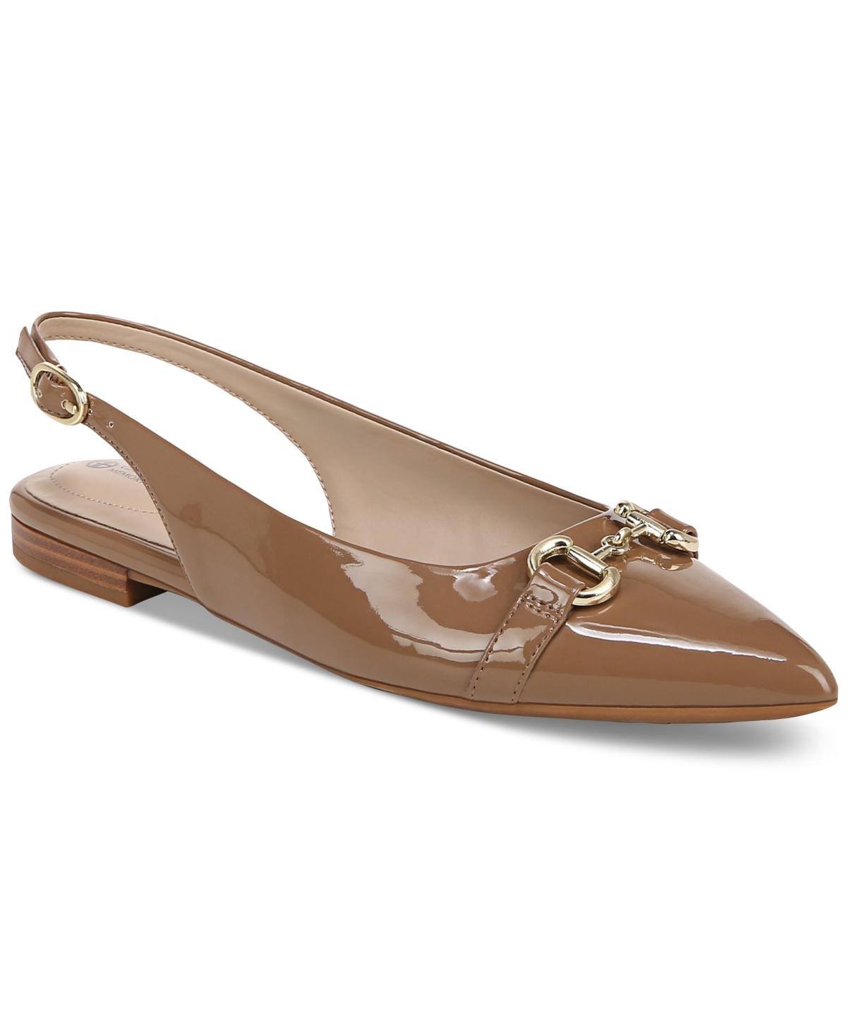 Giani Bernini Womens Emersynn Memory Foam Pointed Toe Slingback Flats, Created for Macys Product Image