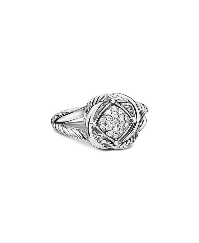 Womens Infinity Ring in Sterling Silver Product Image