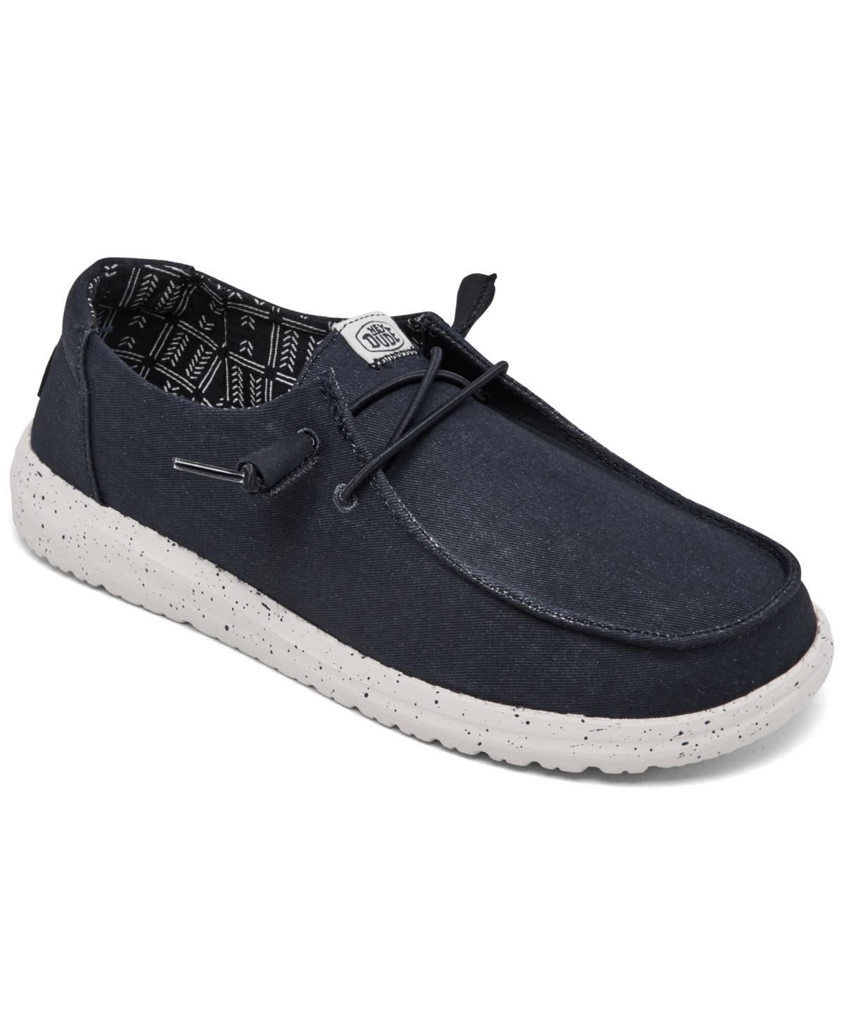 Hey Dude Womens Wendy Sport Mesh Casual Sneakers from Finish Line - Navy Product Image