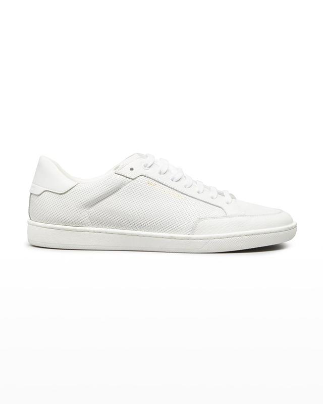 Mens SL/10 Court Classic Perforated Leather Sneakers Product Image