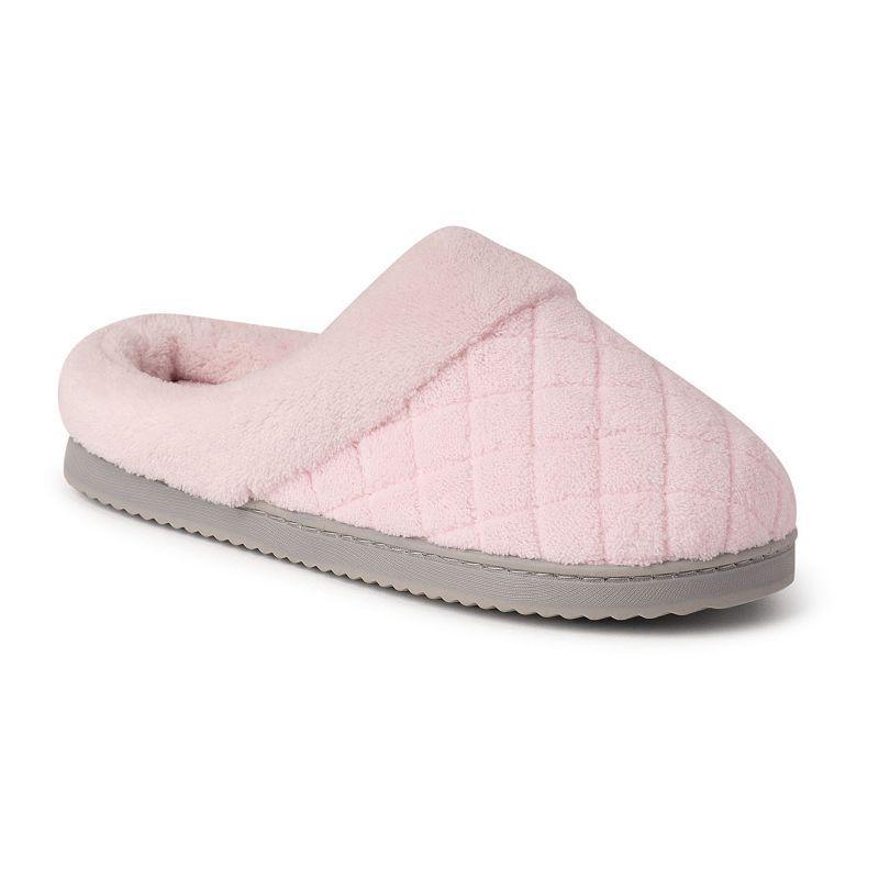 Dearfoams Libby Womens Quilted Terry Clog Slippers Product Image