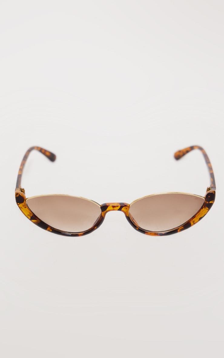 Tortoiseshell Vintage Cat Eye Sunglasses Product Image