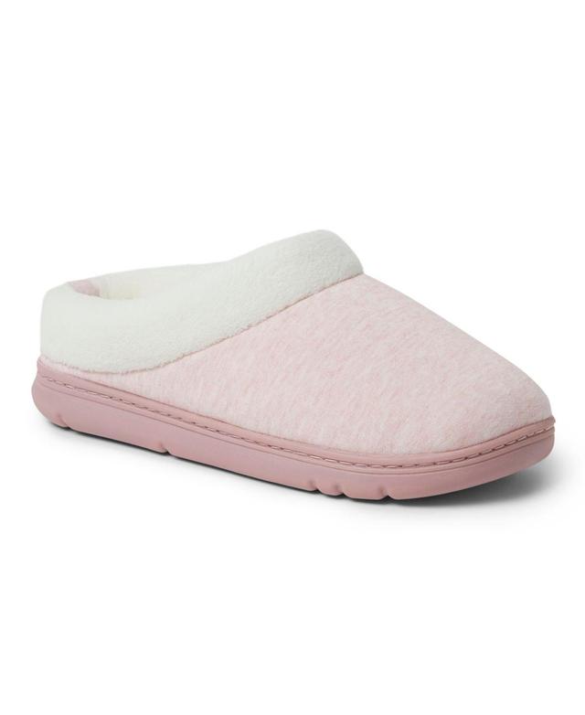 Dearfoams Olive Sweatshirt Womens Clog Slippers Pale Pink Product Image