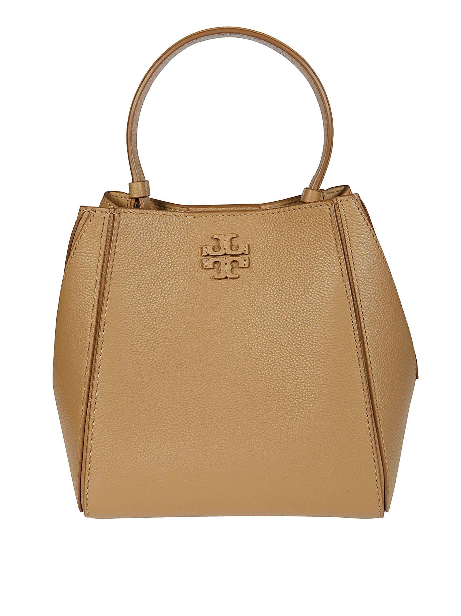 TORY BURCH Small Bucket Bag In Beige Product Image