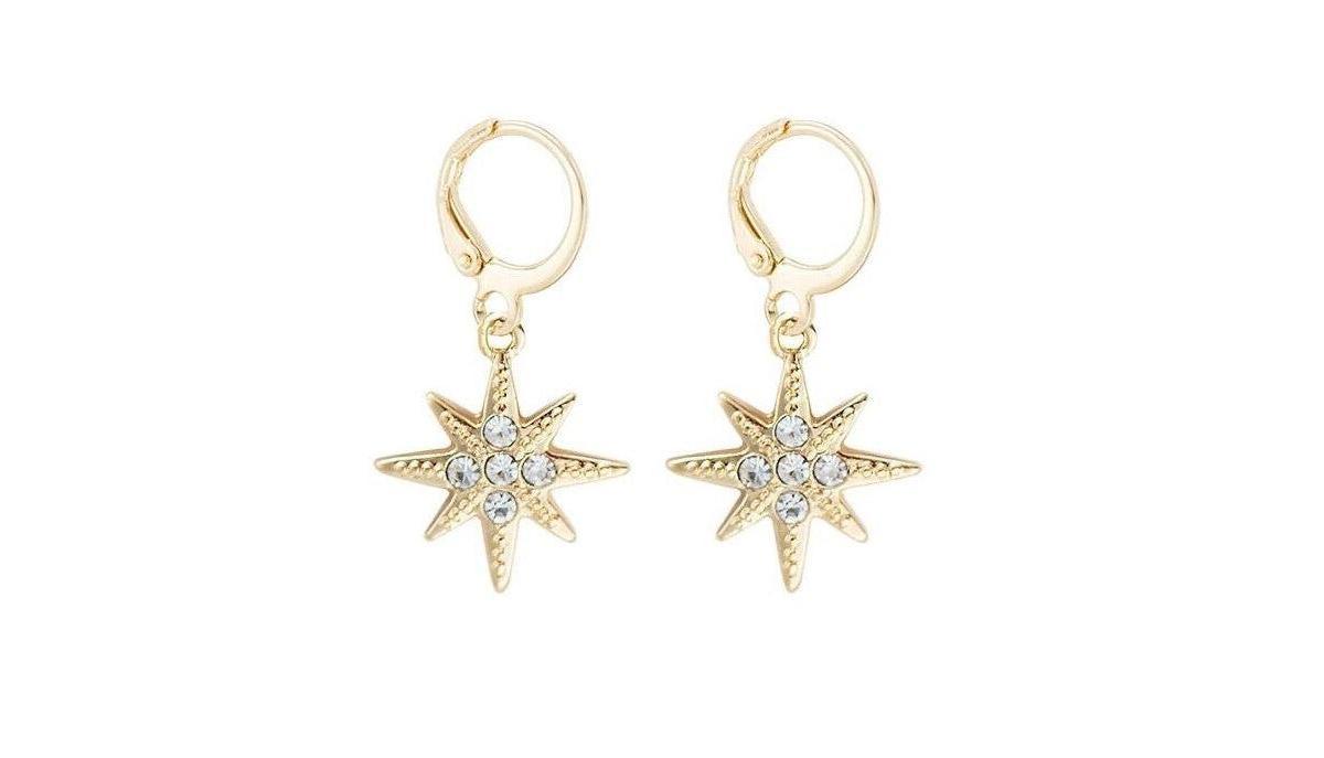 Star Dangle Earrings for Women Product Image