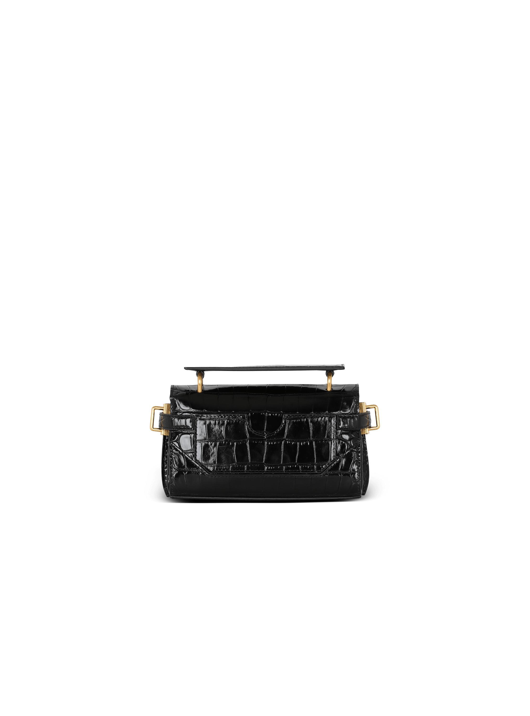 B-Buzz 19 bag in crocodile-print leather Product Image