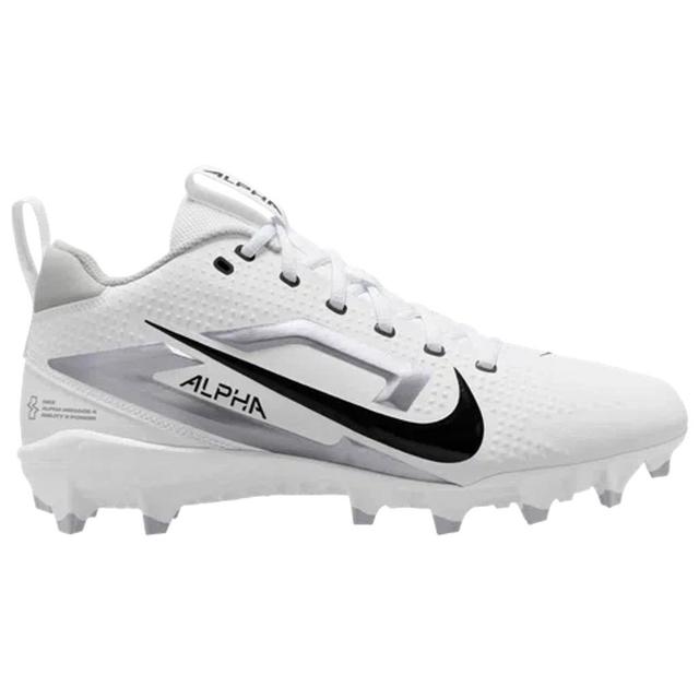 Nike Mens Nike Alpha Menace 4 Varsity - Mens Football Shoes White/Black/Grey Product Image