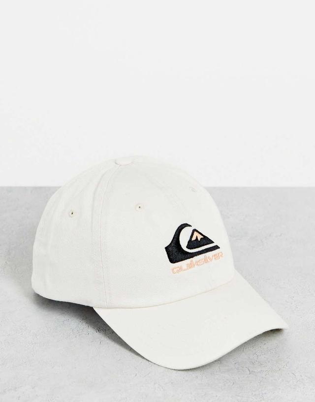 Quiksilver The Baseball cap in white Exclusive at ASOS Product Image