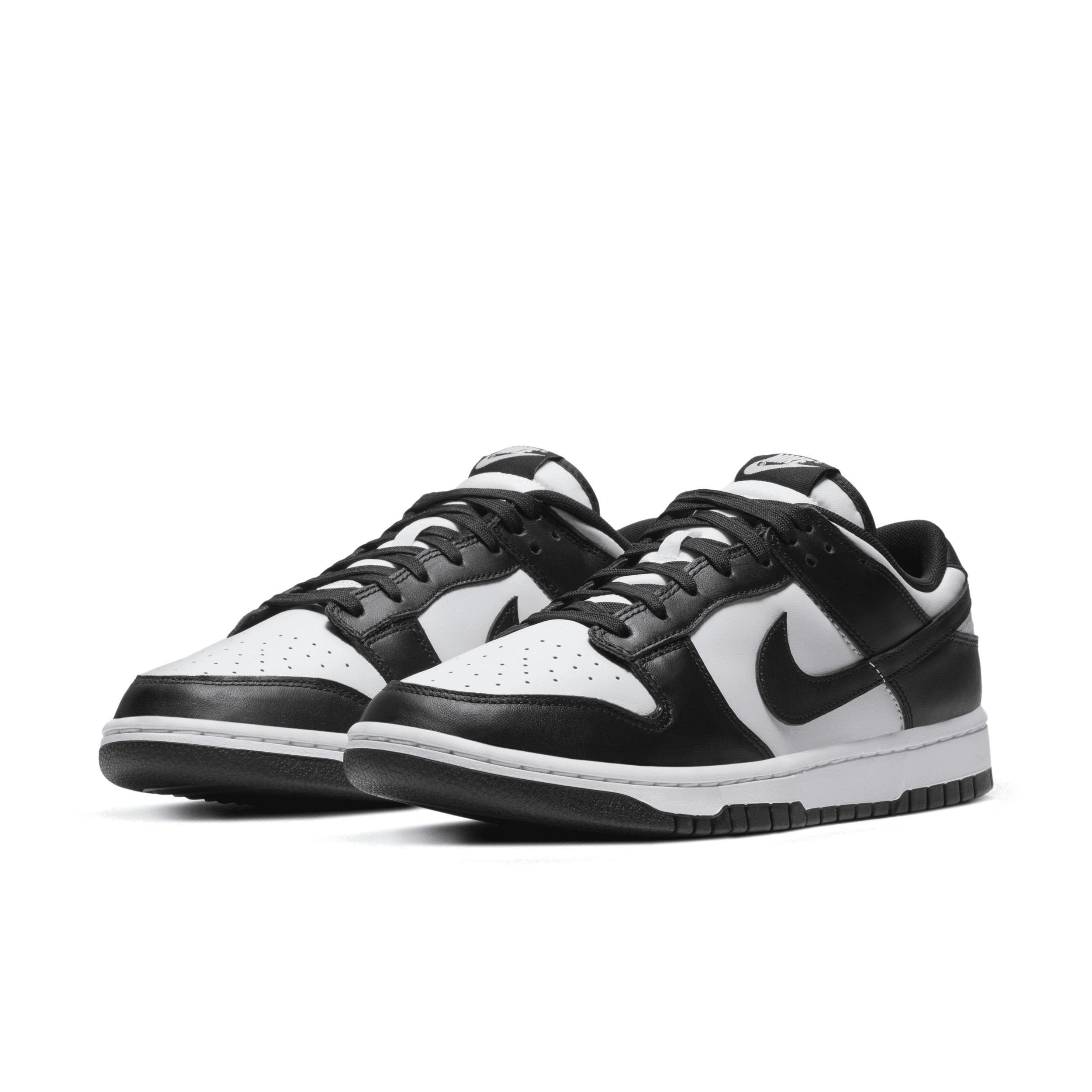 Nike Mens Nike Dunk Low - Mens Shoes White/Black/White Product Image