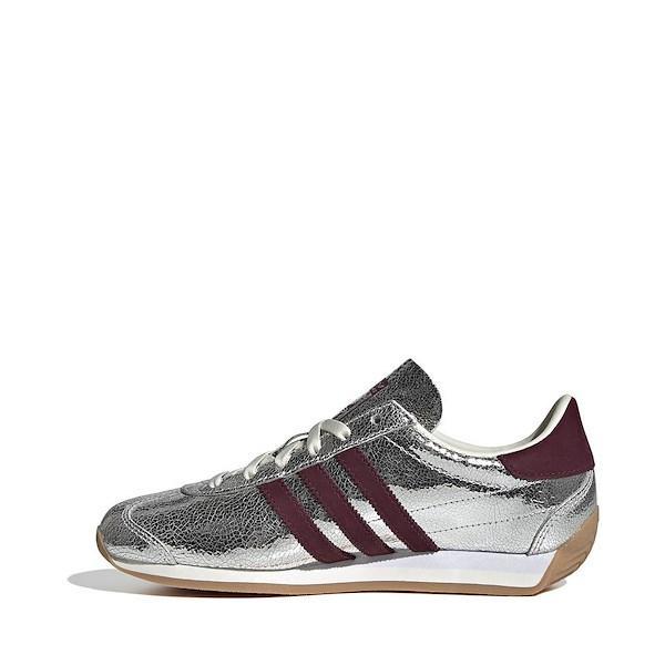 Womens adidas Country OG Athletic Shoe Metallic / Maroon / Off White Product Image