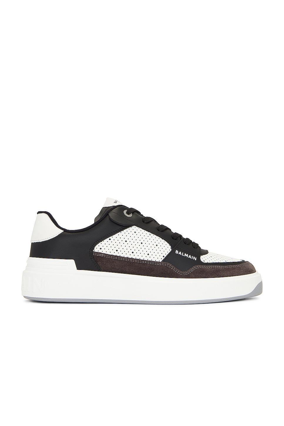 BALMAIN B Court Flip Sneaker in Black Product Image