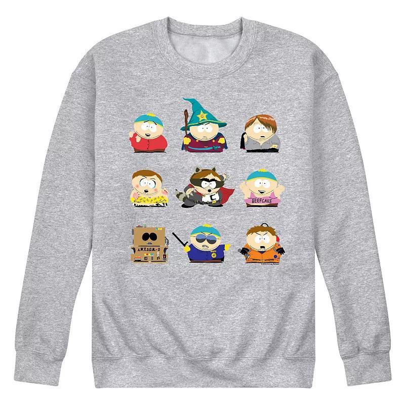 Mens South Park Cartman Grid Sweatshirt Product Image