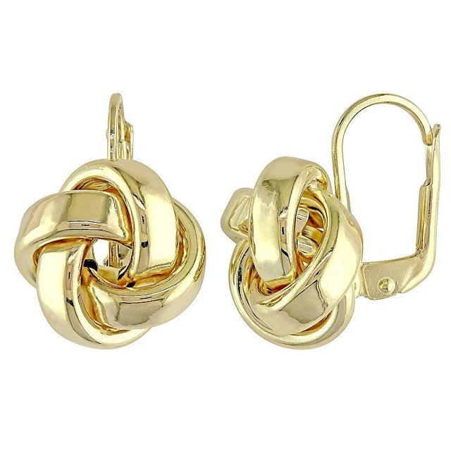 Stella Grace 10k Gold Love Knot Earrings, Womens, Yellow Product Image