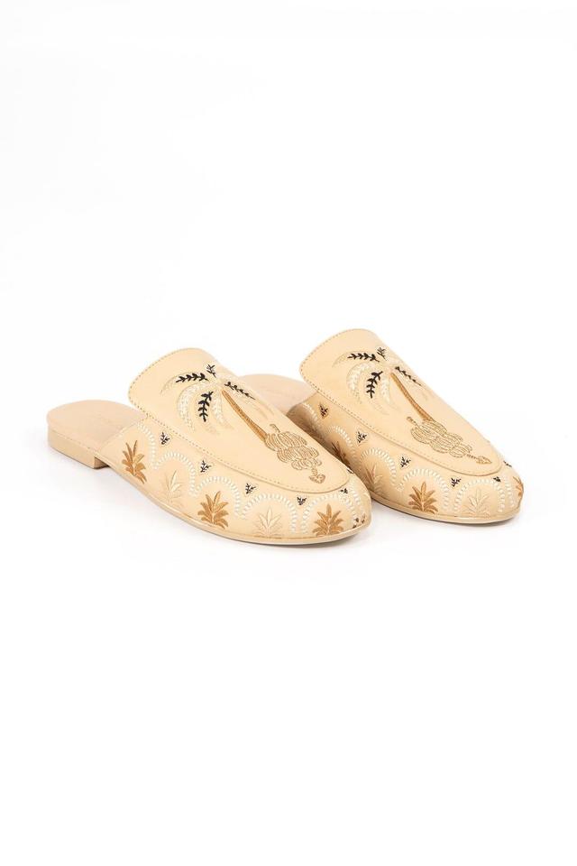 Beige Braided Mule Product Image