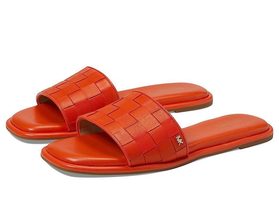 MICHAEL Michael Kors Hayworth Slide (Optic Orange) Women's Shoes Product Image