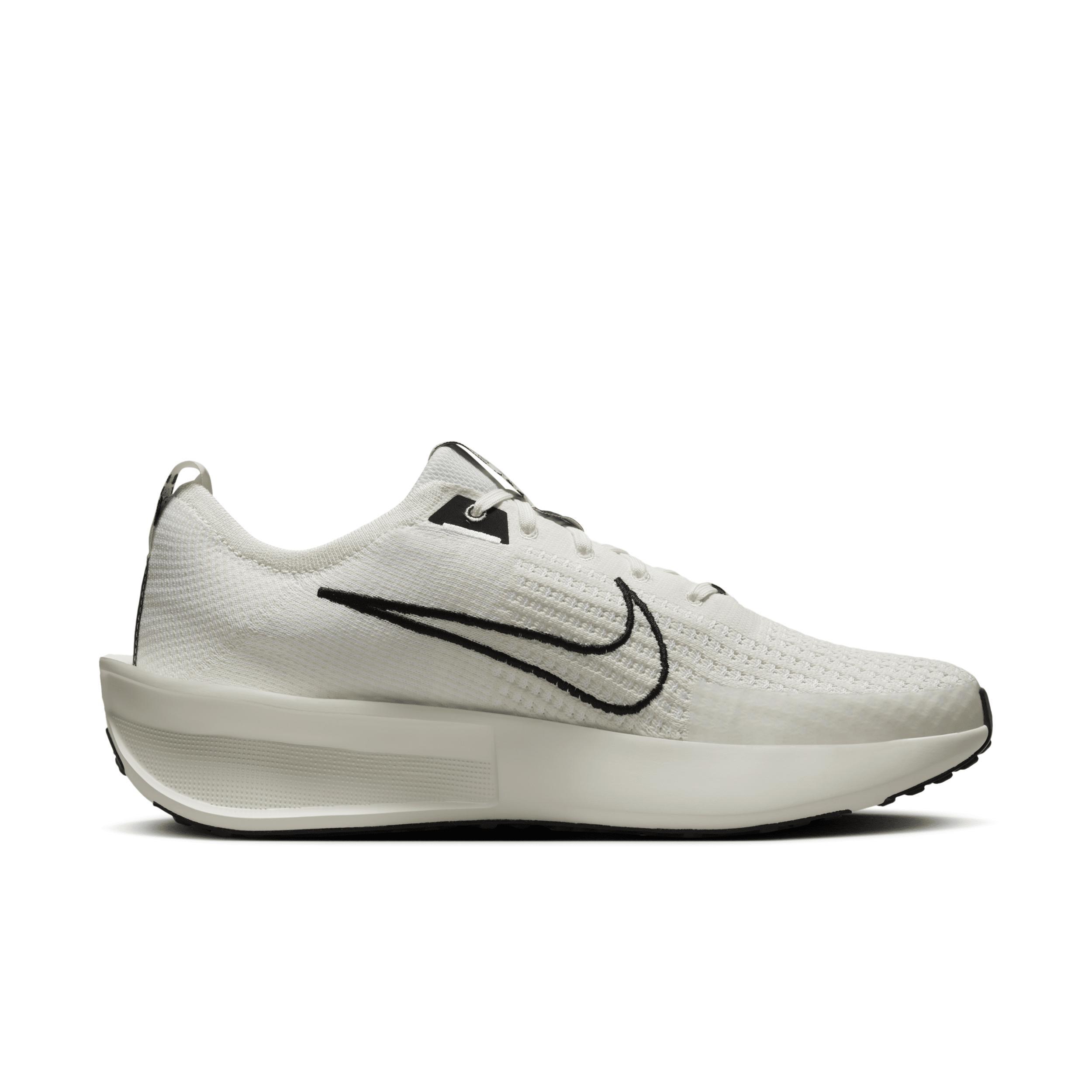 Nike Mens Nike Interact Run - Mens Walking Shoes Black/White Product Image