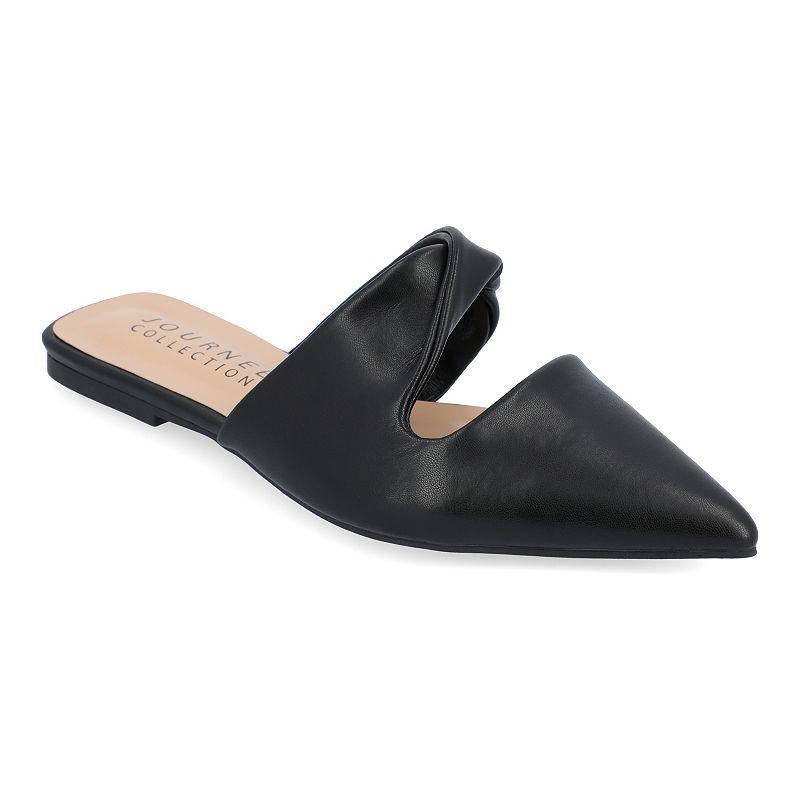 Journee Collection Womens Enniss Twist Pointed Toe Flats Product Image