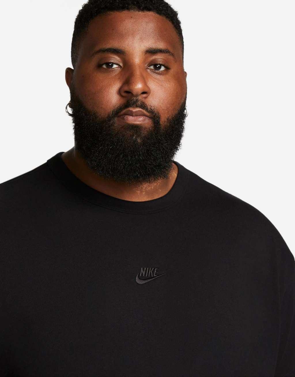 Nike Premium Essentials unisex oversized T-shirt in black Product Image