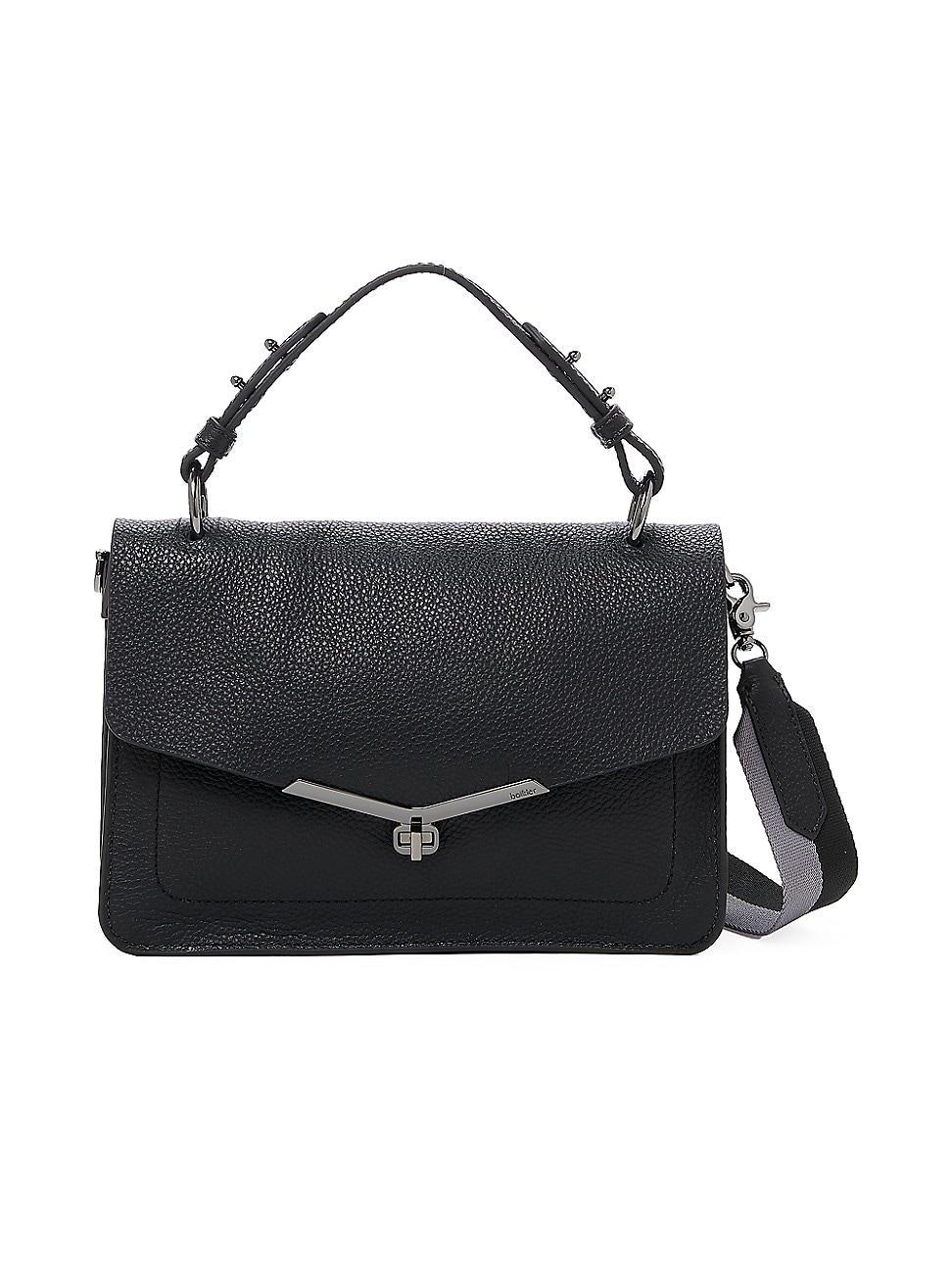 Womens Valentina Leather Flap Satchel Product Image