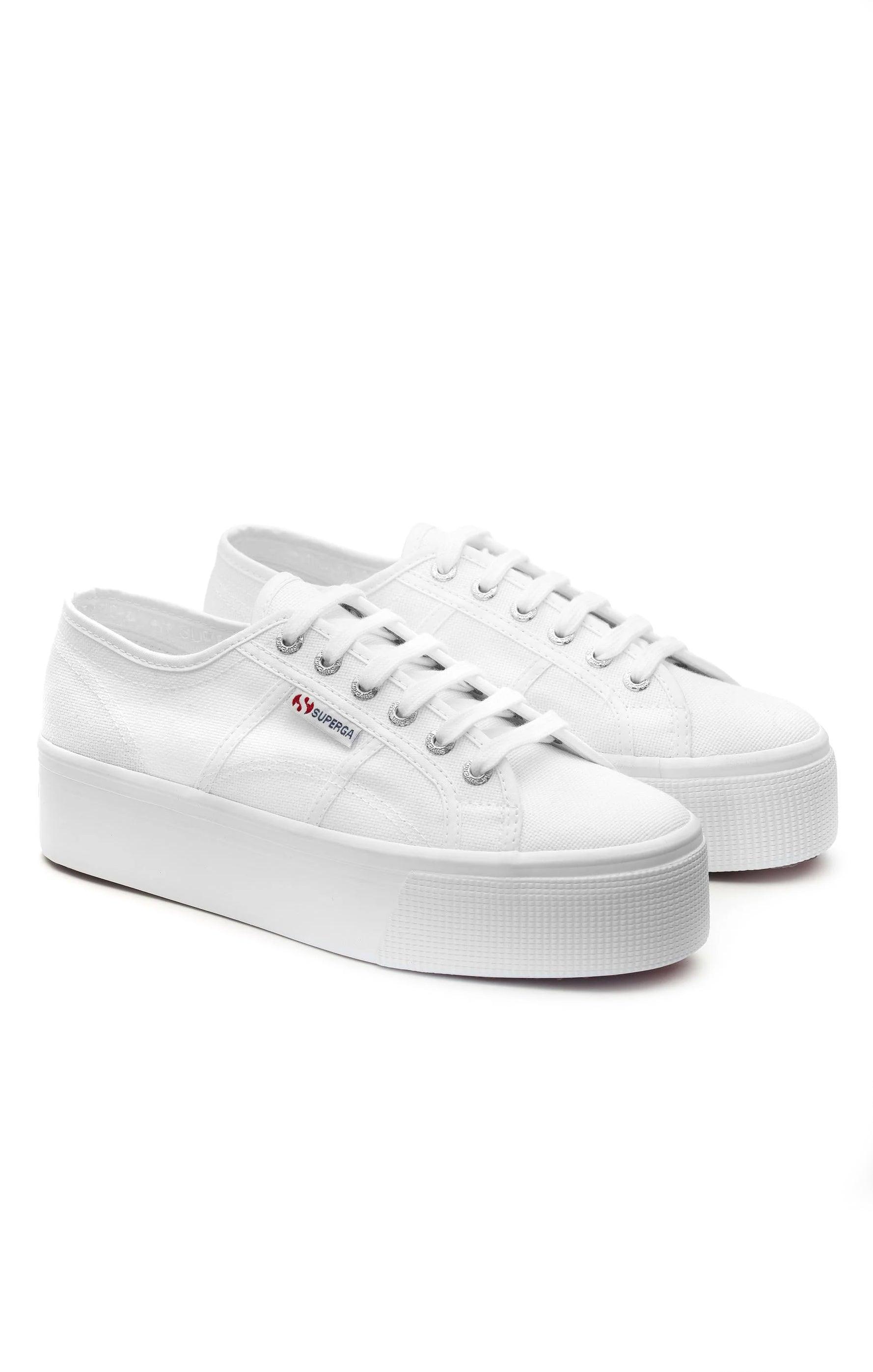 Superga 2790 Platform Sneakers ~ White Product Image