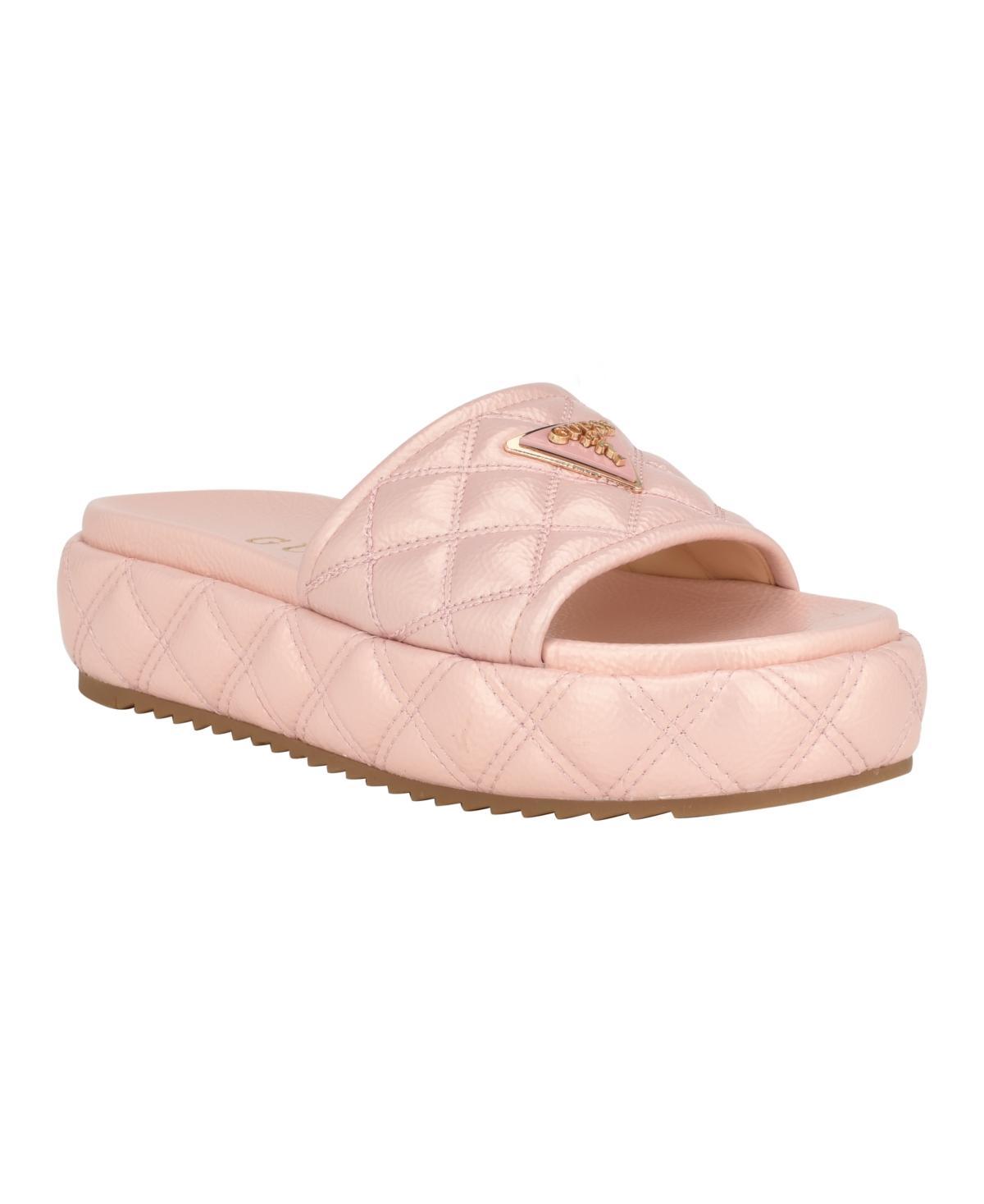 GUESS Longo Platform Slide Sandal Product Image