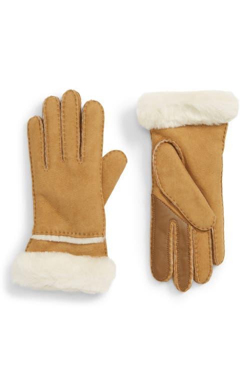 UGG(r) Seamed Touchscreen Compatible Genuine Shearling Lined Gloves Product Image