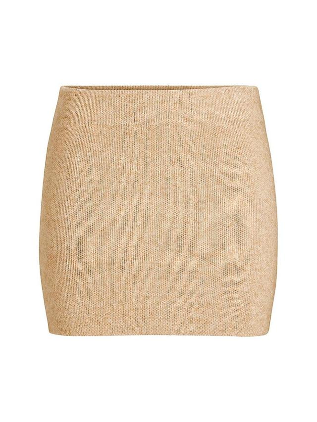 Womens Mea Knit Mini Skirt Product Image