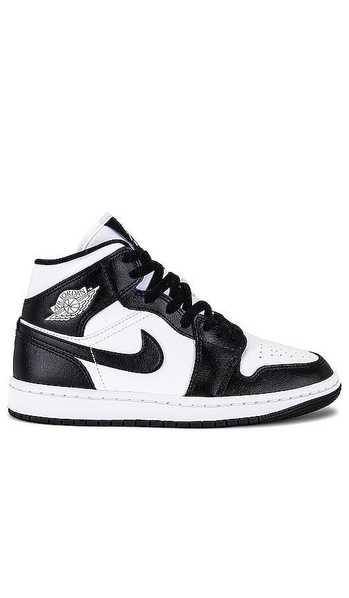 Jordan Womens AJ 1 Mid 365 - Shoes White/Black Product Image