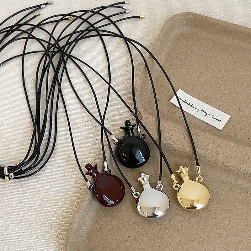 Bottle Pendant Cord Necklace Product Image