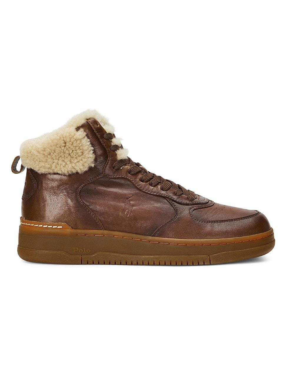 Mens Masters Mid-Top Shearling Sneakers Product Image