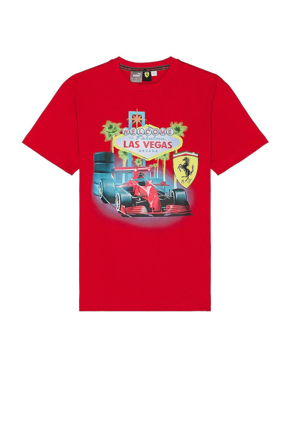 Puma Select Ferrari x Joshua Vides Tee Red. (also in L, M, S). Product Image