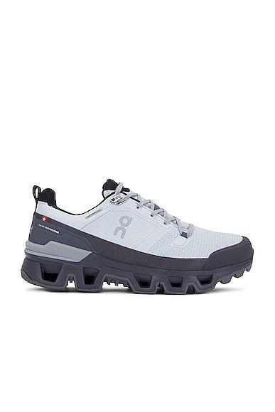 On Cloudwander Waterproof (Glacier/Eclipse) Men's Shoes Product Image