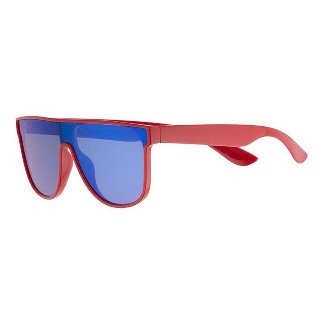 Mens Cali Blue Americana Shield Rectangle Sunglasses Product Image