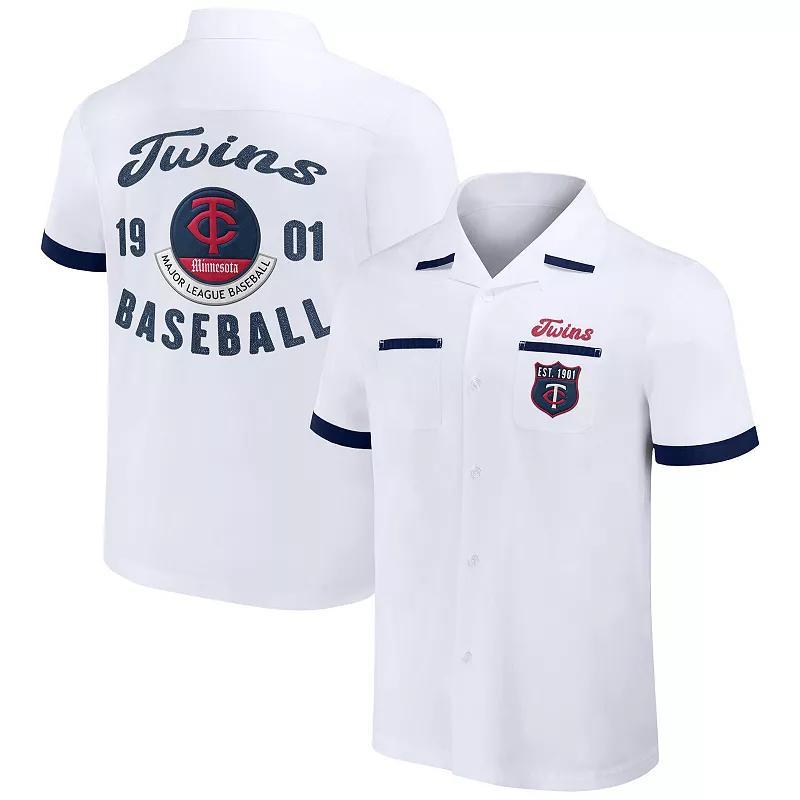 Mens Darius Rucker Collection by Fanatics Minnesota Twins Bowling Button-Up Shirt Product Image