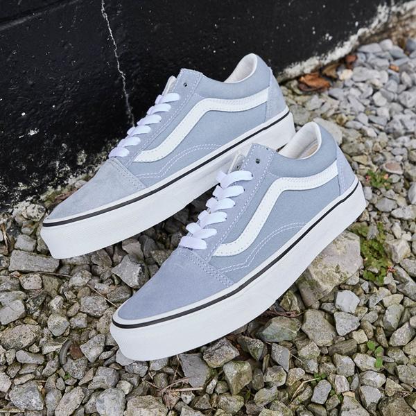 Vans Old Skool Skate Shoe - Dusty Blue Product Image