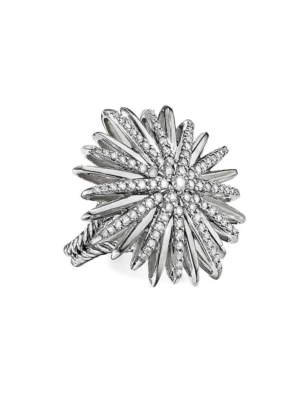 Womens Starburst Ring With Diamonds Product Image