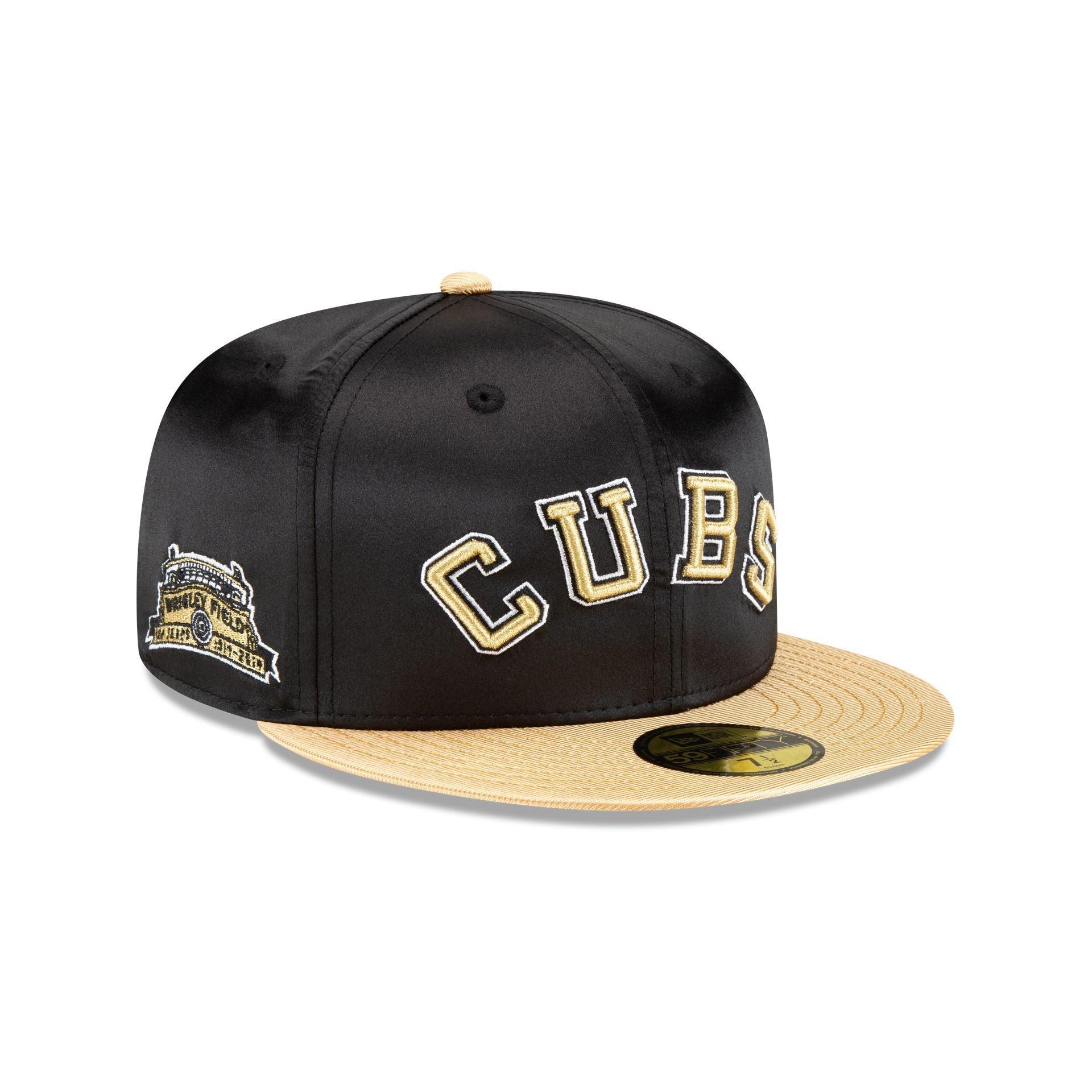 Chicago Cubs Metallic Gold 59FIFTY Fitted Hat Male Product Image