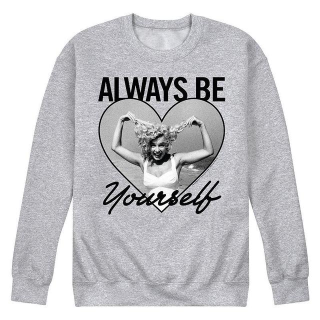 Mens Marilyn Monroe Always Be Yourself Sweatshirt Product Image