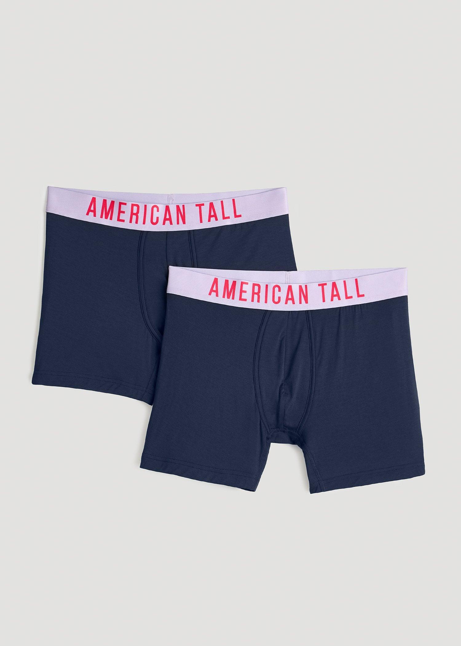 Micro Modal Extra-Long Boxer Briefs in Navy (2-Pack) Product Image