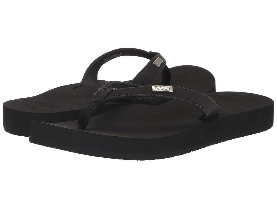 Reef Womens Cushion Luna Sandals Black Product Image